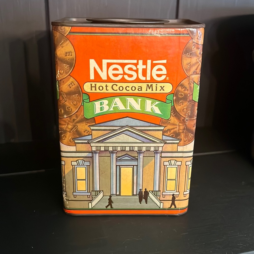 Original Vintage Nestle Cocoa bank. Excellent condition.